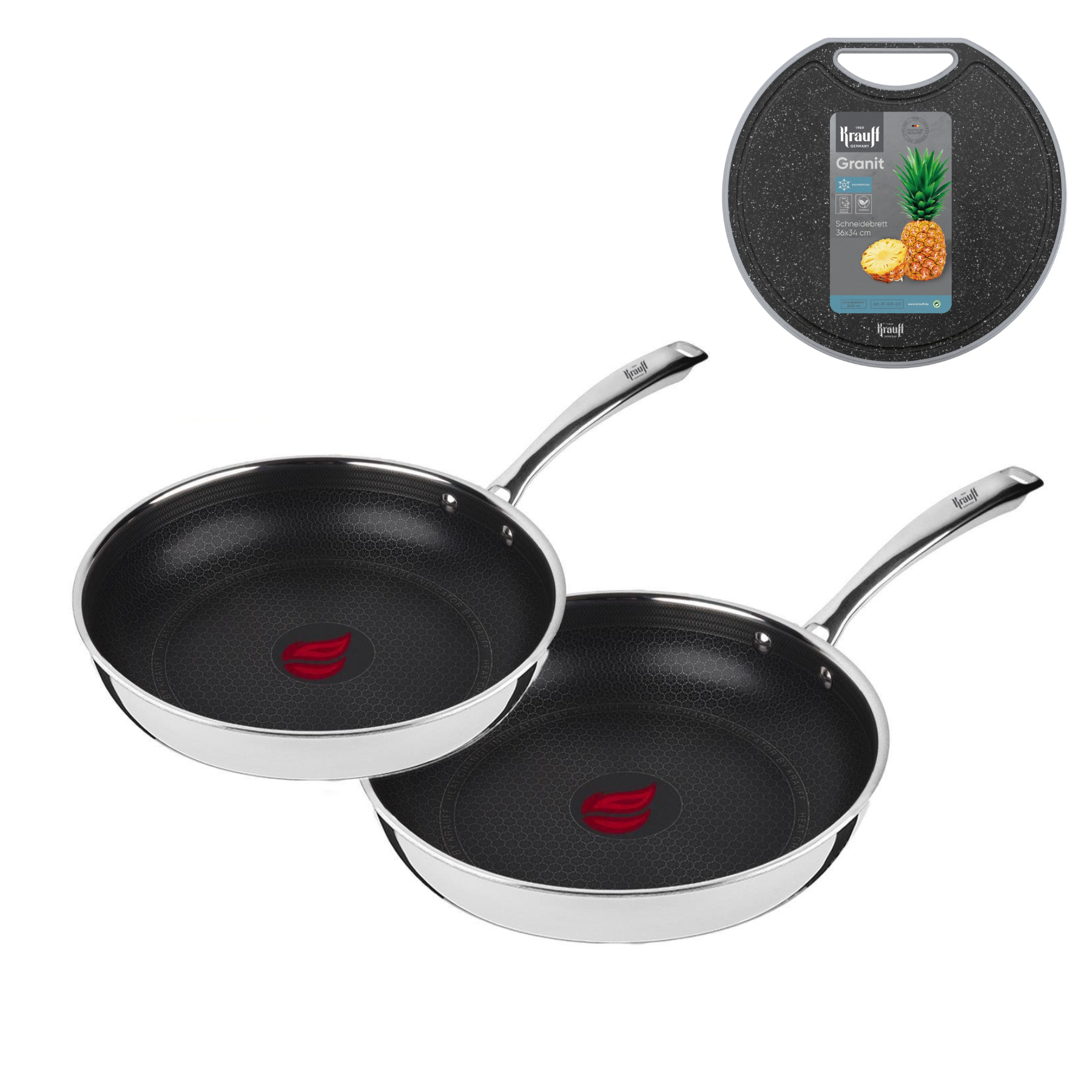 Набор сковородок Krauff NanoPro с кухонными принадлежностями (55-333-506) Набор сковородок Krauff NanoPro с кухонными принадлежностями (55-333-506)