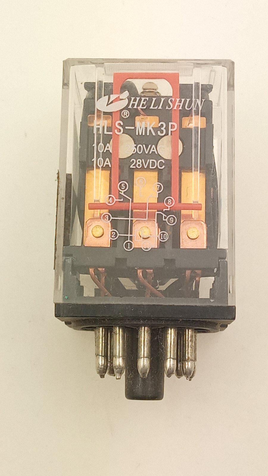 Реле HLS-MK3P DC12V-10A-3C