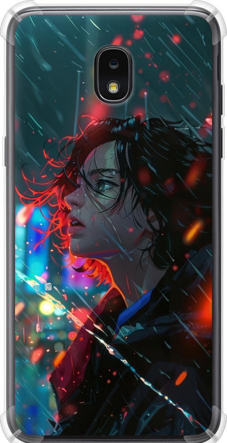 Чехол на Samsung Galaxy J7 2018 Ночные огни (6096sp-1502-42517)