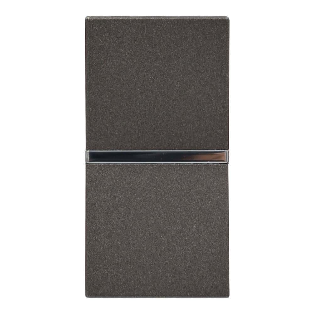 Выключатель одноклавишный ZENIt промежуточный Антрацит (2CLA221000N1801) - фото 1