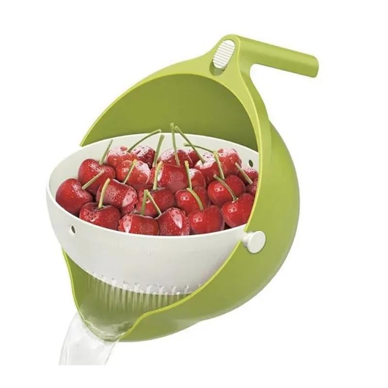 Миска-друшлаг Mesh strainer Drain Basket 2в1 для ягод (Drain Basket)