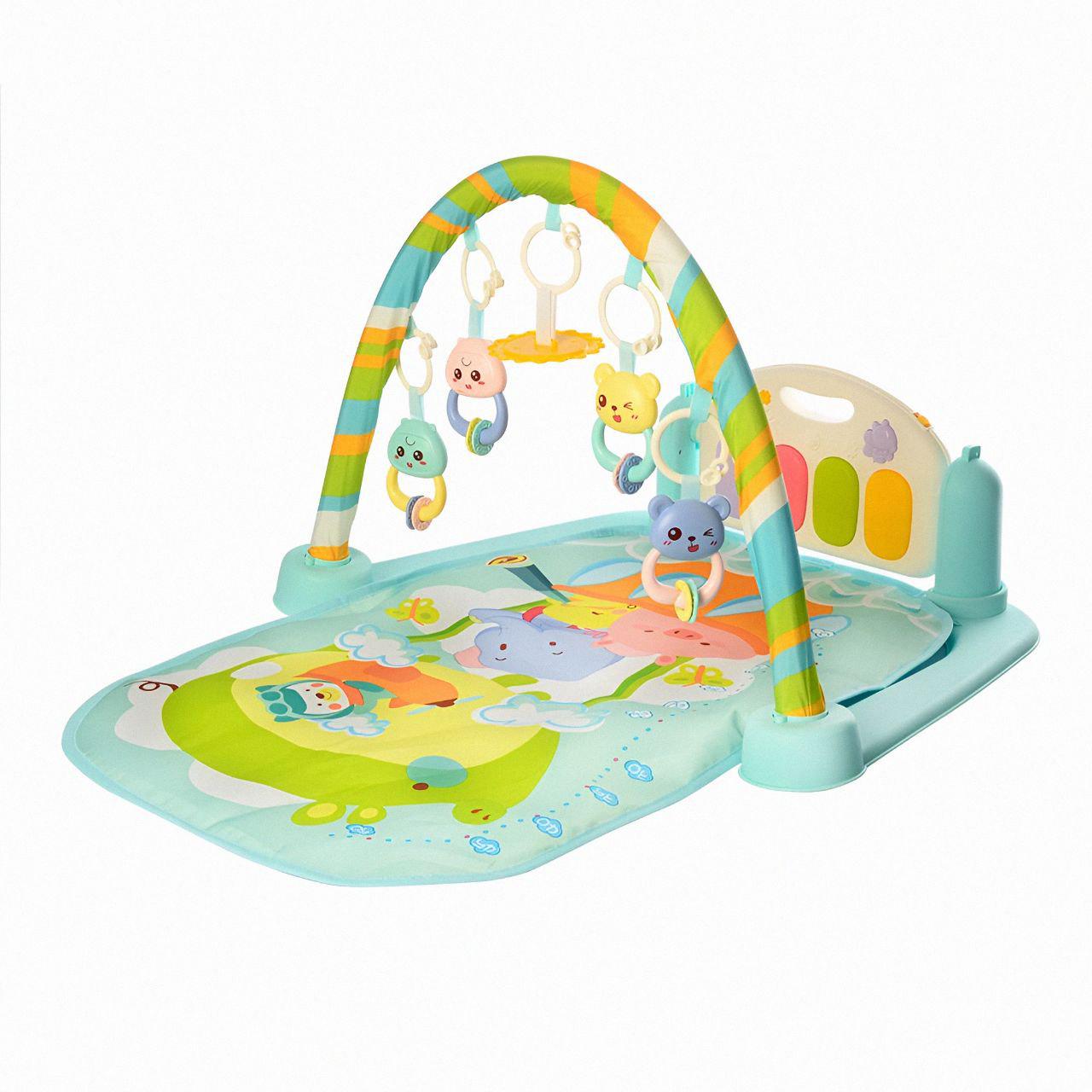 Килимок для немовлят Limo Toy M 5470 AB килимок/дуга з підвісними іграшками/піаніно 72х45 см (26204847)