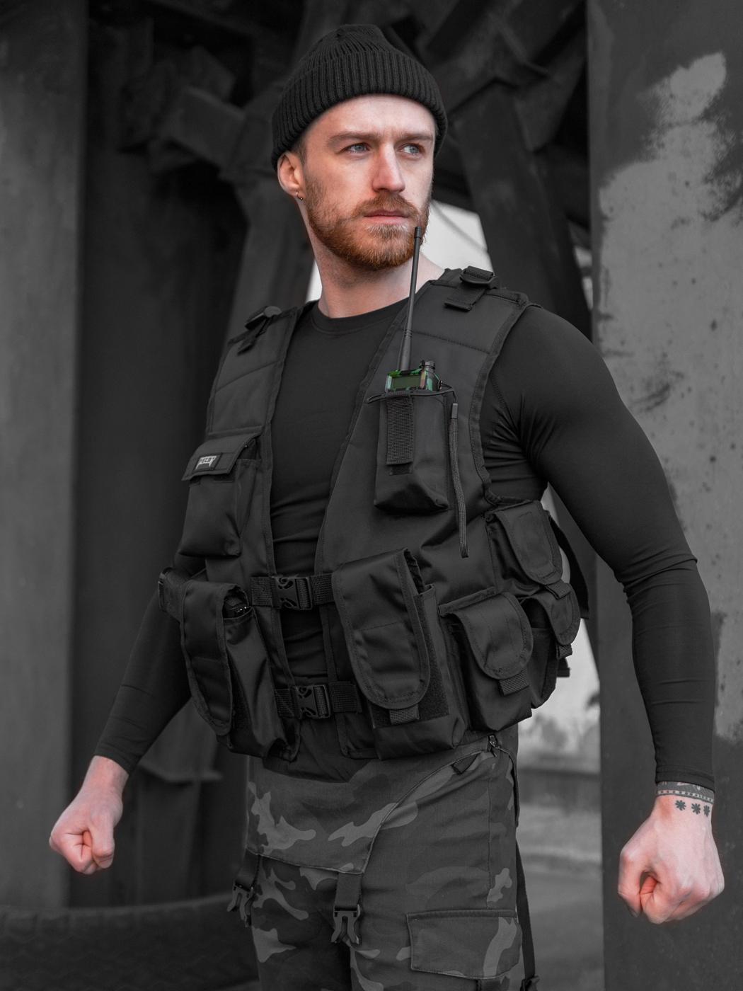 Жилет разгрузочный Bezet Байрактар Черный