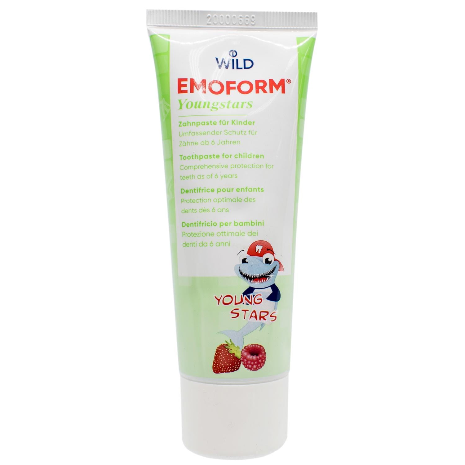 Зубна паста Dr. Wild Emoform Youngstars для дітей 75 мл (543459) Зубна паста Dr. Wild Emoform Youngstars для дітей 75 мл (543459)