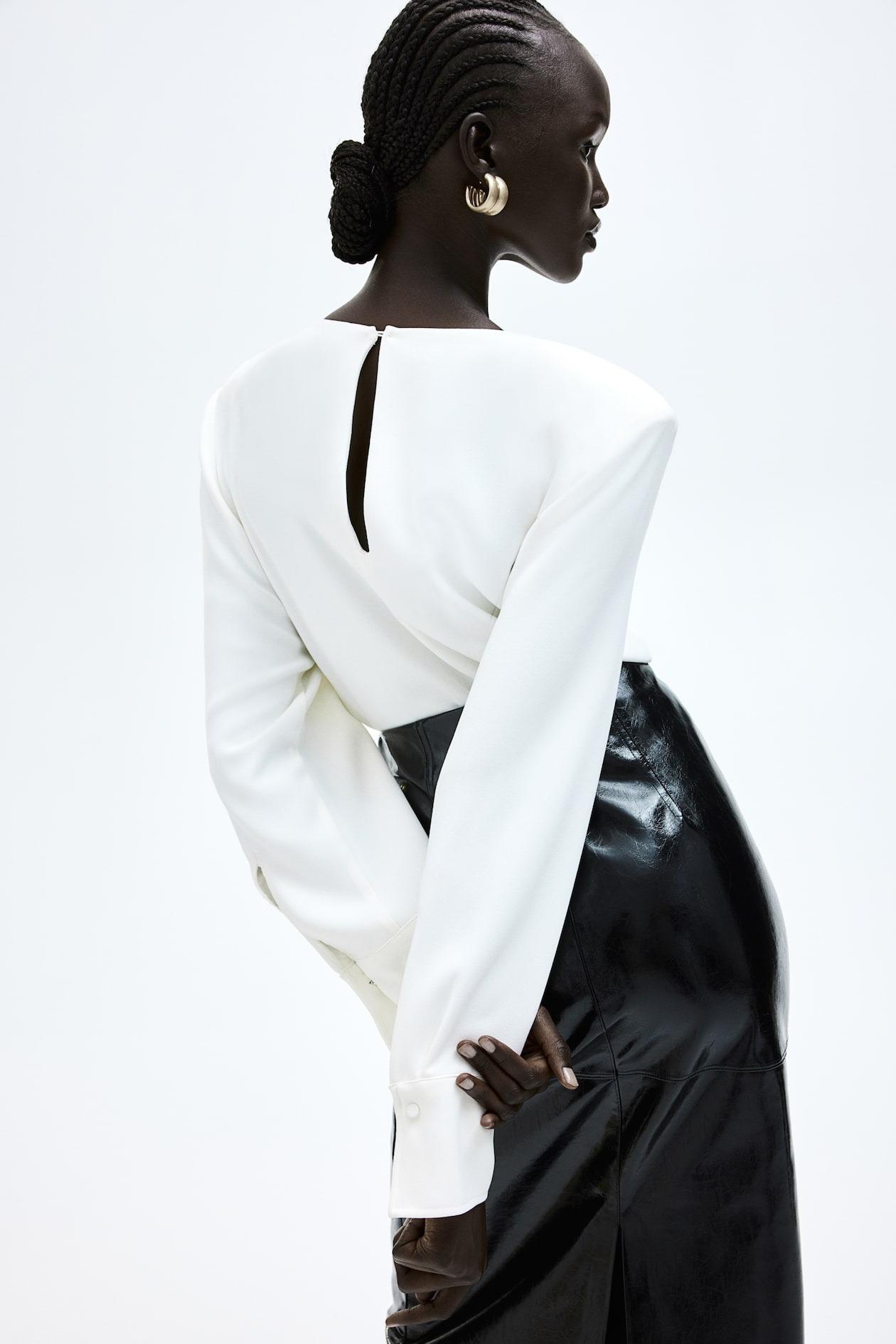 Топ H&M XXL Белый (1212823П) - фото 2 Топ H&M XXL Белый (1212823П) - фото 2