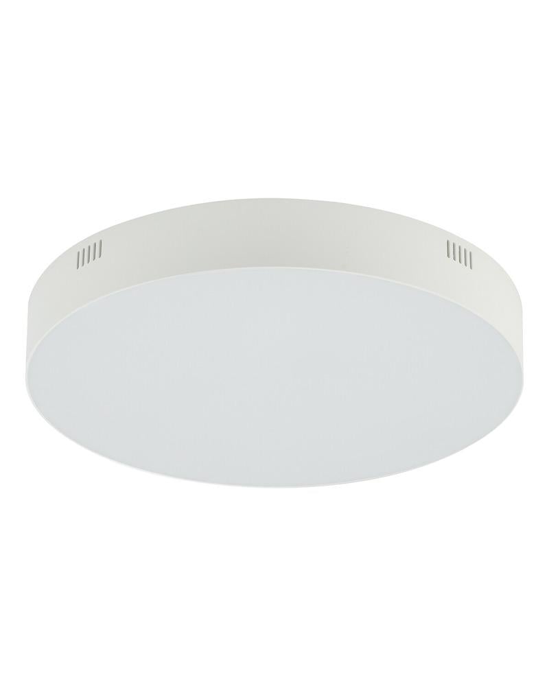 Потолочный светильник Nowodvorski 10414 Lid Round Led 1x50W 4000K 4600 Lm IP20 Wh (12945578)