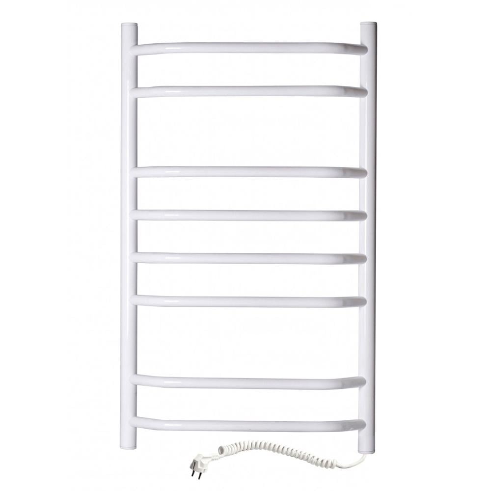 Полотенцесушитель электрический SANTAN Лестница Блюз правосторонний 480х800 мм Белый (113035)
