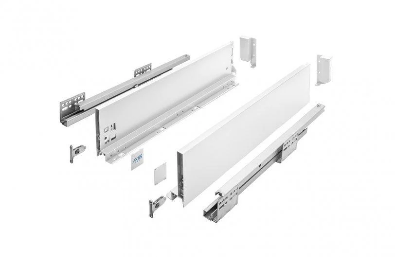 Выдвижная шухляда Axis Pro средний-B1 L 450 мм H 120 мм Белый (PB-AXISPRO-KPL450B1)