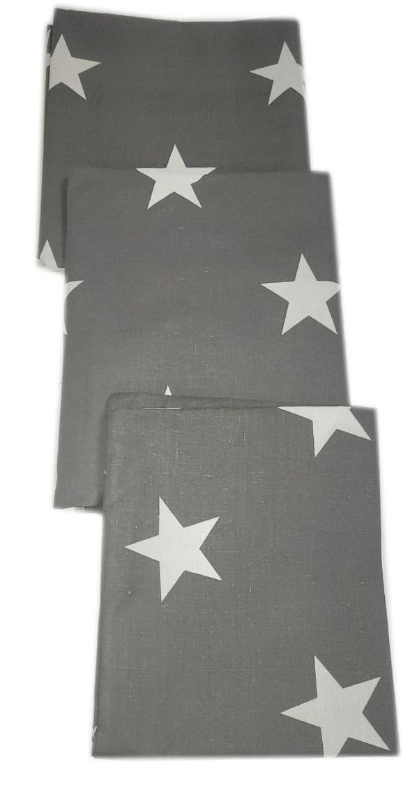 Постельный набор в кровать Premium 3 пр. Звезды/Темно-серый (14462055) Постельный набор в кровать Premium 3 пр. Звезды/Темно-серый (14462055)