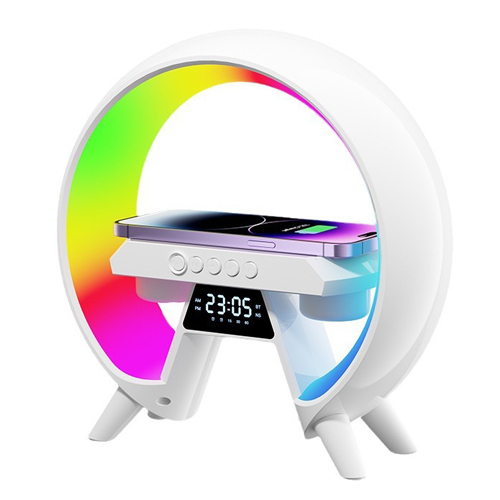 Ночник и колонка с беспроводной зарядкой RGB (XM-X63)