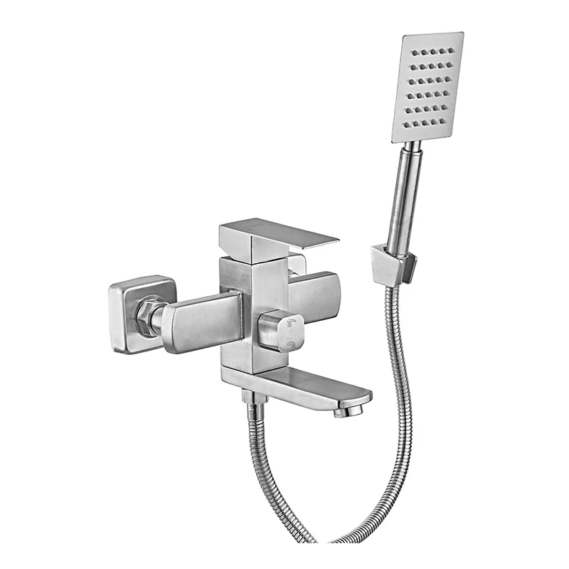 Змішувач для ванни Armata Kub-009 Euro нержавіюча сталь Хром (CH6493)