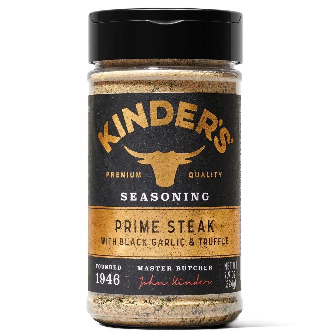 Приправа Kinder's Prime Steak with Black Garlic and Truffle для мяса 224 г (2313529443)