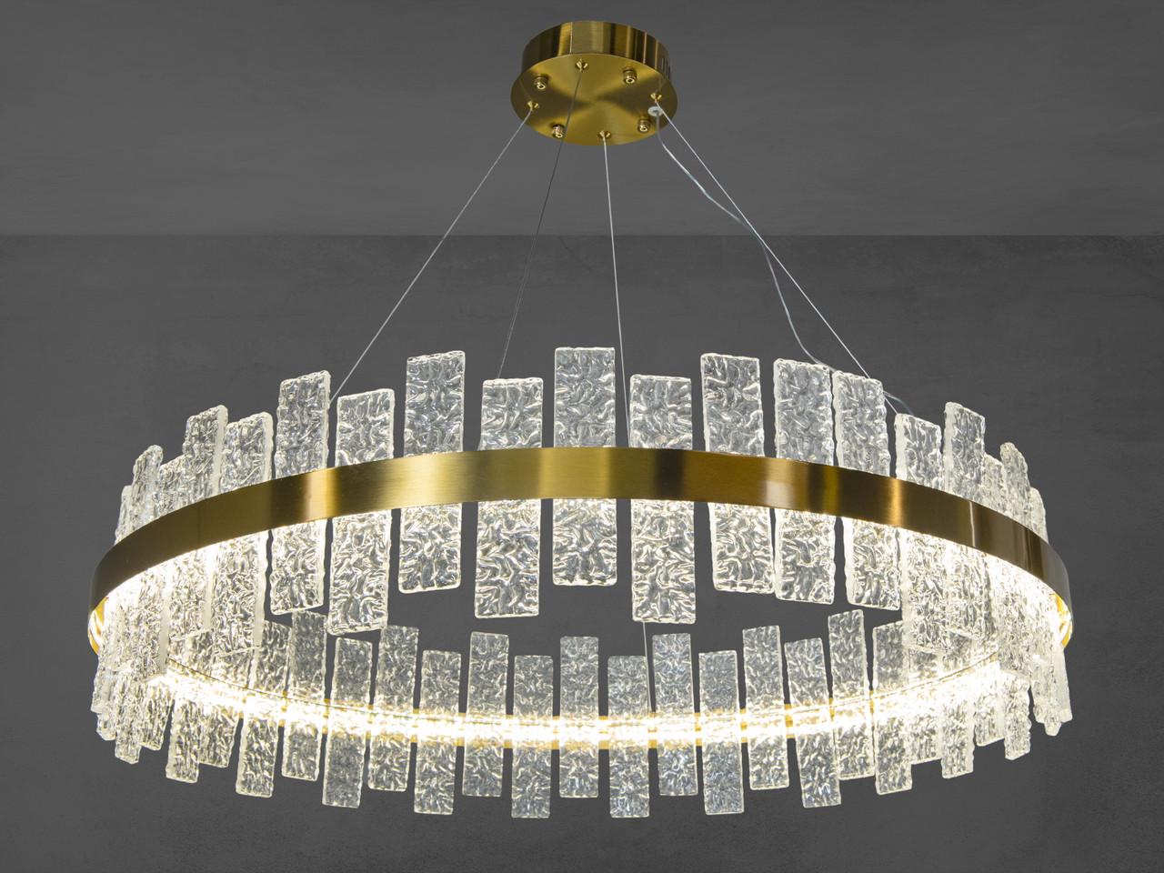 Люстра с хрусталем 828-800BR регулируемая высота для гостиной (2671035008) - фото 2 Люстра с хрусталем 828-800BR регулируемая высота для гостиной (2671035008) - фото 2