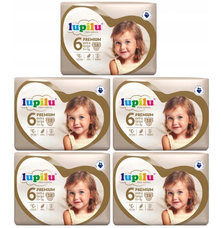 Підгузки дитячі Lupilu Premium Extra Large р. 6/вага 15+ кг 190 шт. (1608941062)