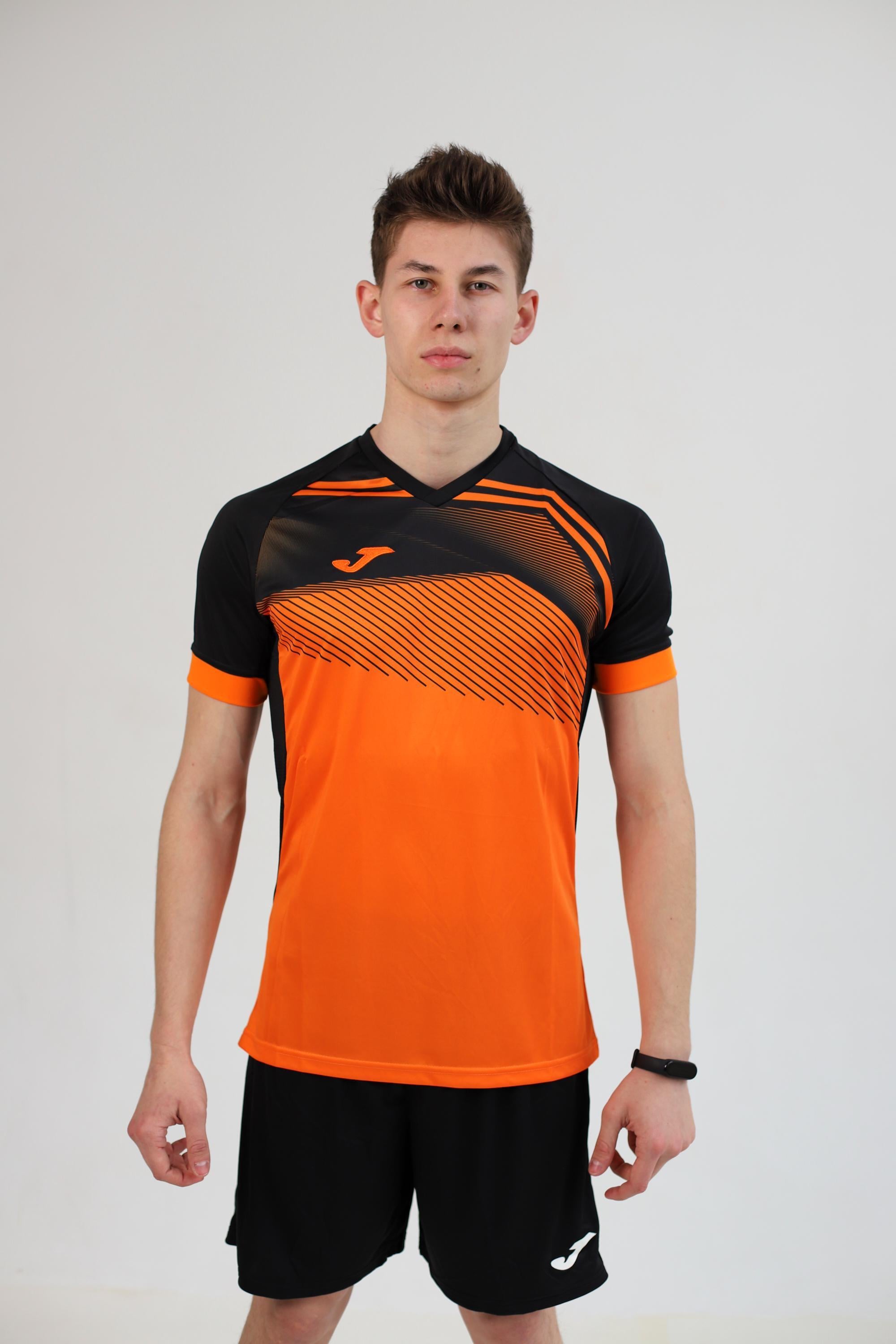 Футболка Joma 101604.881 Supernova Ii T-Shirt S/S L Orange/Black