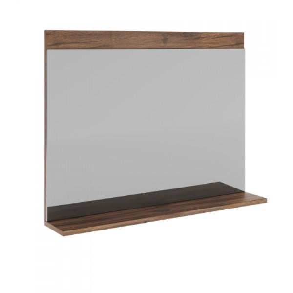 Зеркало настенное Світ Меблів Хелен из ДСП Нимфеа Альба/Дуб Ливорно