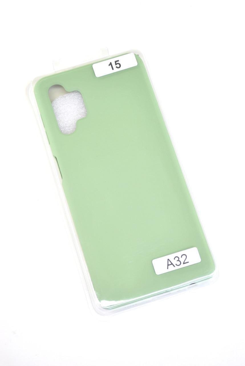 Чехол для телефона Samsung A32 5G Silicone FULL №15 Green (4you)