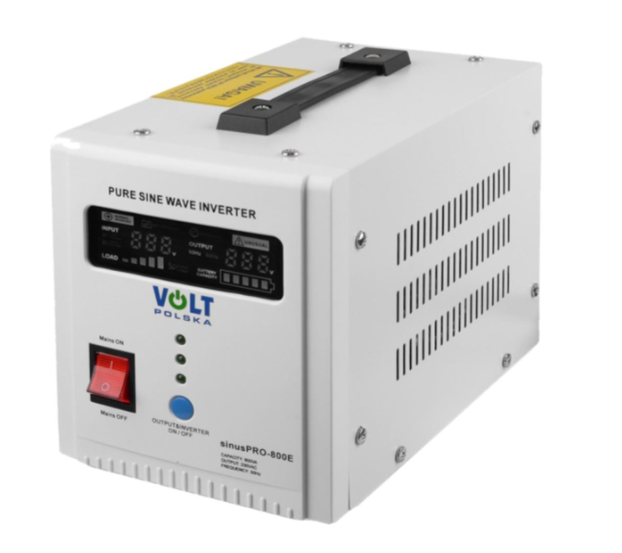 Источник бесперебойного питания Volt Polska SINUS PRO 2800 E 12/230V 500/800W с чистой синусоидой и дисплеем (3SP080012E)