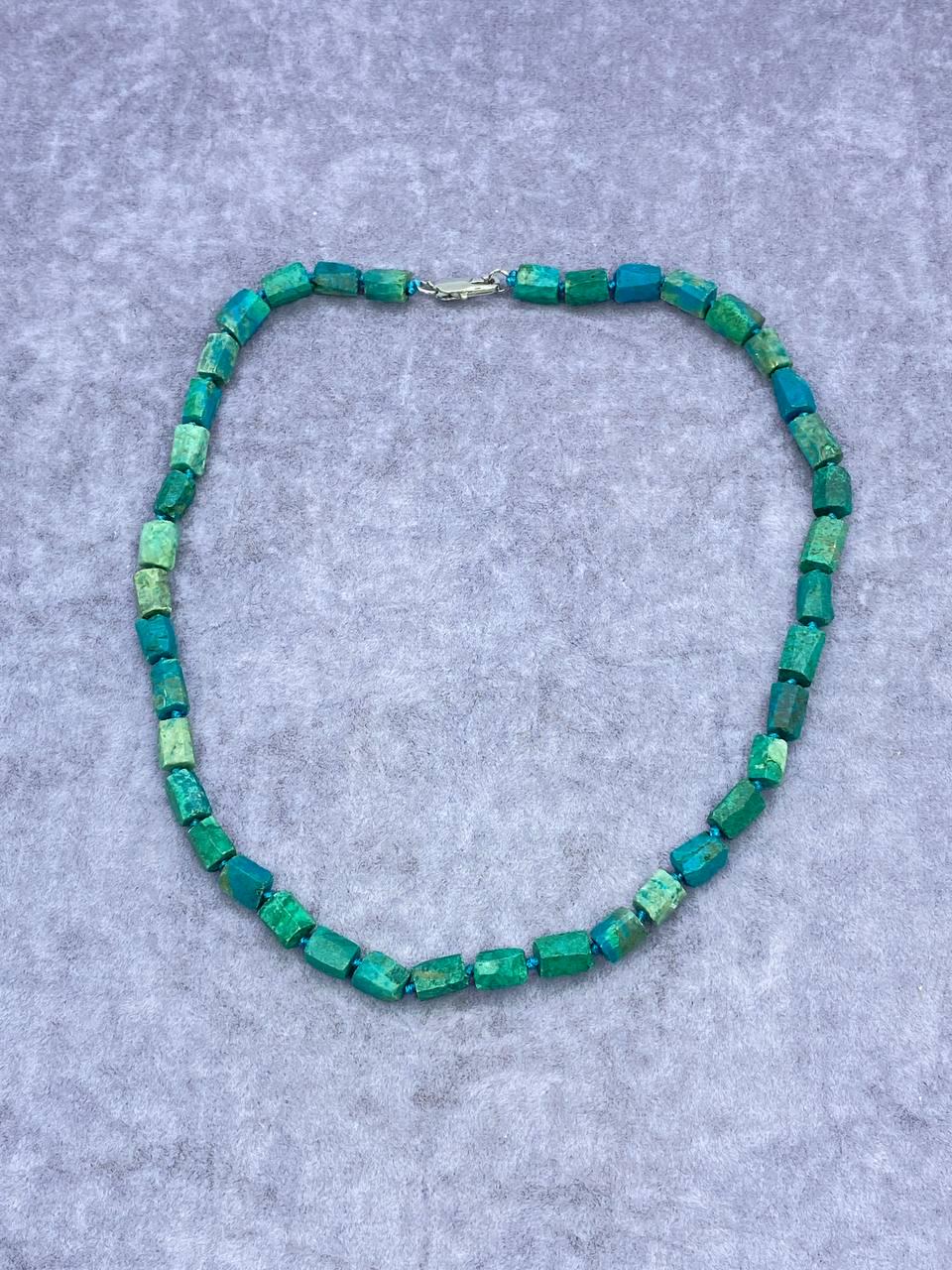 Бусы хризокола 42 см Зеленый (9971)