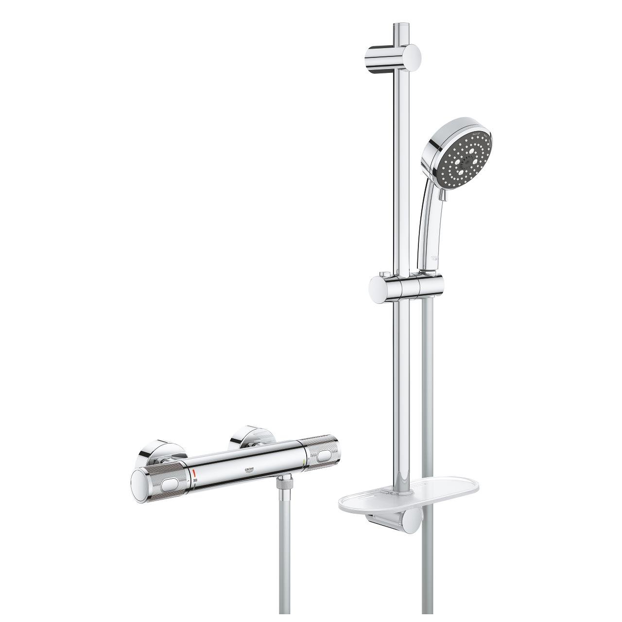 Cмеситель для душа Grohe Precision Feel 34791000 с термостатом Хром (150038)