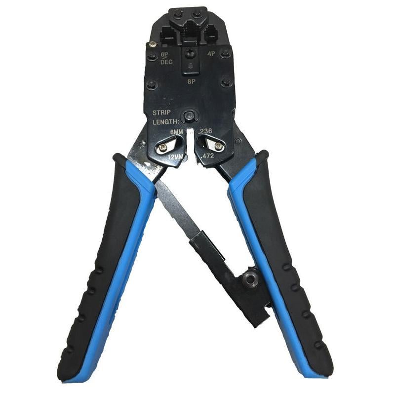 Инструмент обжимной TCOM HT-200R для 10P10C/8P8C/6P6C/4P4C (10-9-23732623)