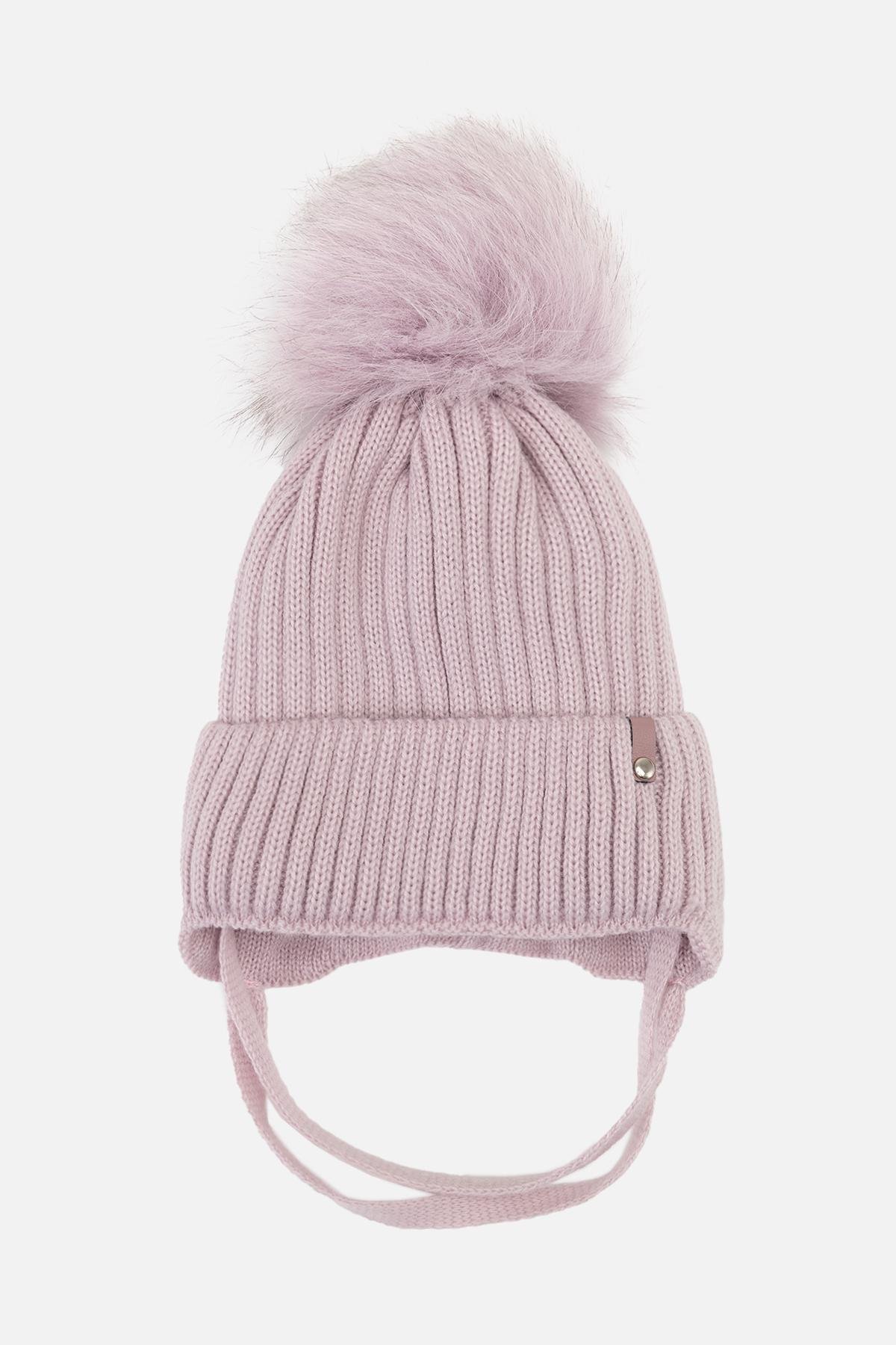 Шапка для девочки 42-44 см Сиреневый (ЦБ-00263340) Шапка для девочки 42-44 см Сиреневый (ЦБ-00263340)