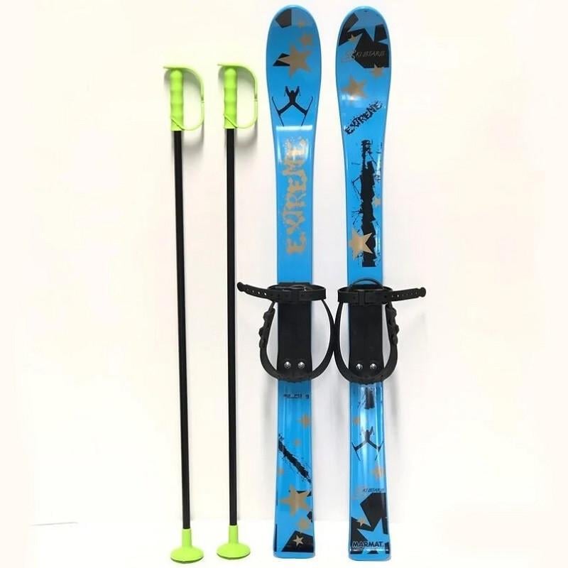 Лыжи детские горные Marmat с палками 90 см (30156592)