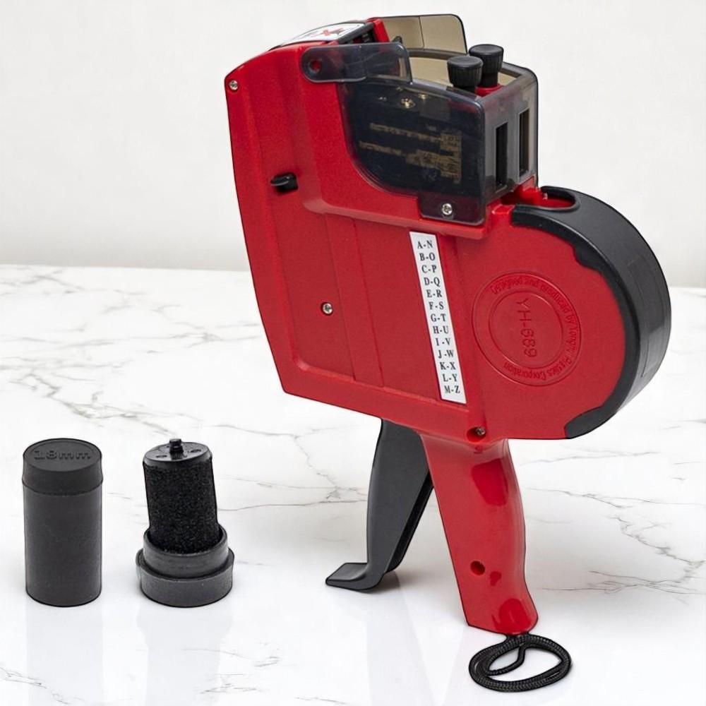 Этикет пистолет для ценников двухстрочный YH-689 Красный