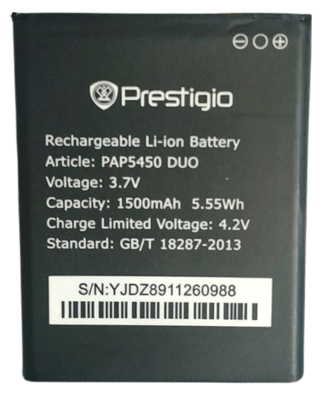 Аккумуляторная батарея Prestigio PAP5450 DUO/5451/5457 MultIphone 1500 mAh (000021653)