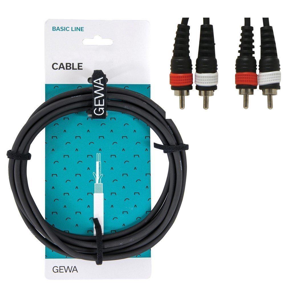 Кабель інсертний GEWA Basic Line 2x RCA/2x RCA 3 м (G-190195) - фото 2