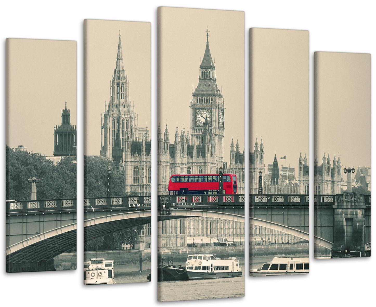 Картина модульна Лондон 105х150 см (Art-321_5)