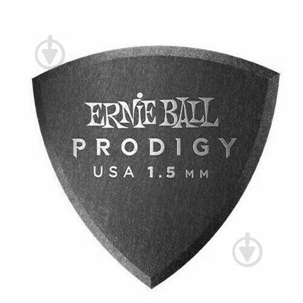 Медіатори Ernie Ball 9331 Black Shield Prodigy Picks 6-Pack 1.5 мм (6 шт.) - фото 2