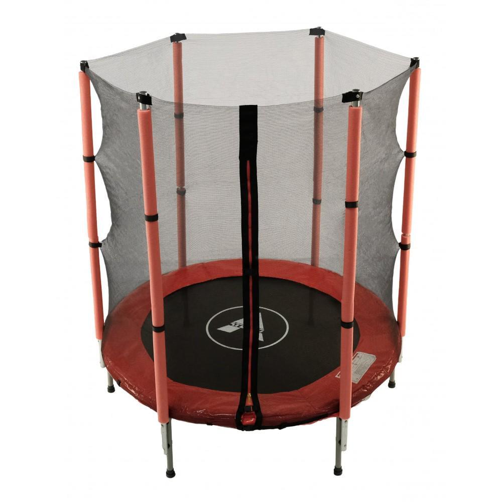 Батут детский Atleto с сеткой 140 см Красный (21000401) - фото 7 Батут детский Atleto с сеткой 140 см Красный (21000401) - фото 7