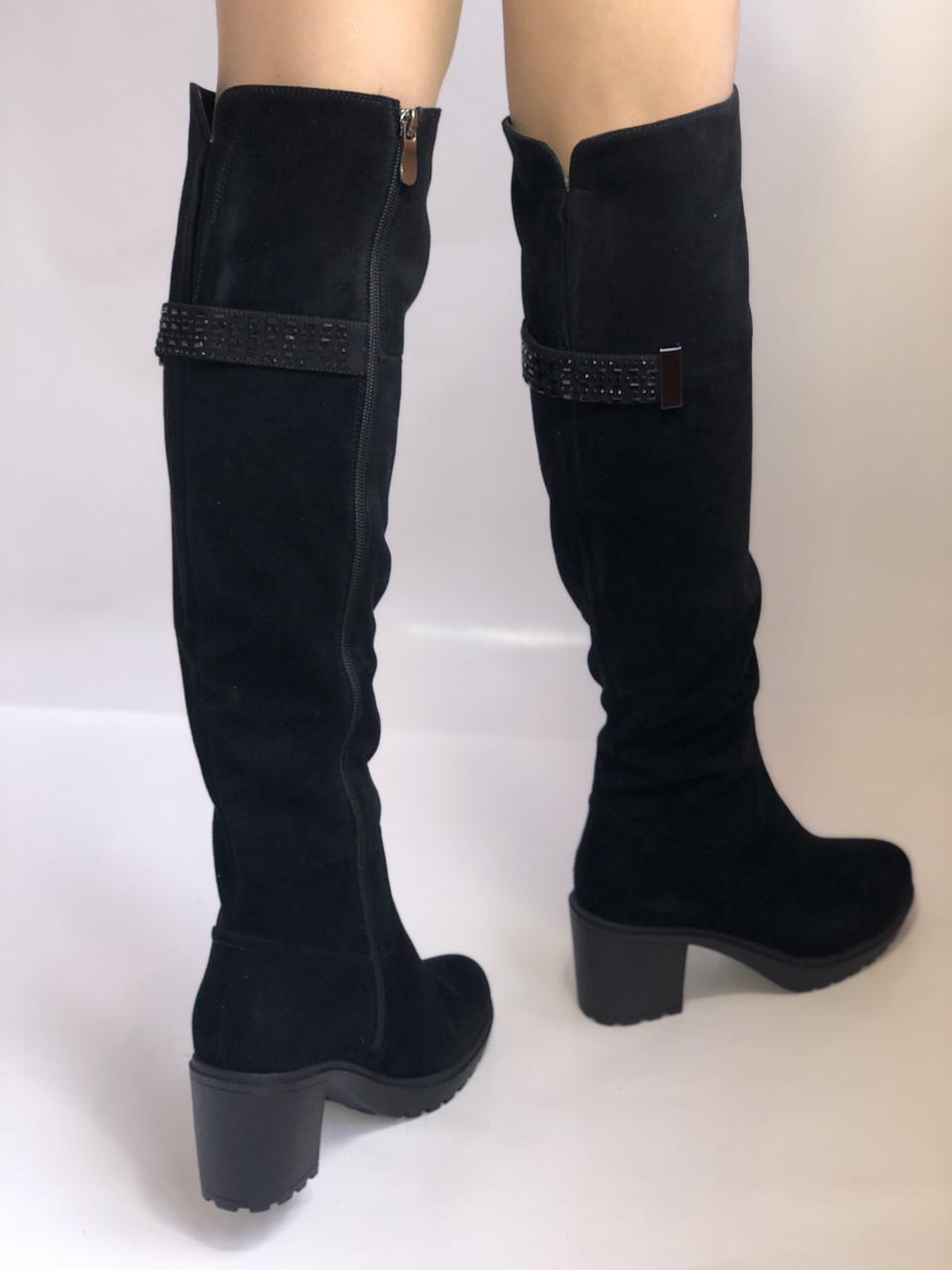 Ботфорти жіночі зимові Molka р. 39 25,0 см Чорний (2357) - фото 7 Ботфорти жіночі зимові Molka р. 39 25,0 см Чорний (2357) - фото 7