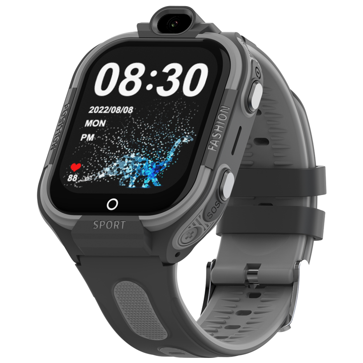 Смарт-годинник дитячий Wonlex KT35 з камерою WI-FI GPS SIM-карта силіконовий ремінець Black (17976)