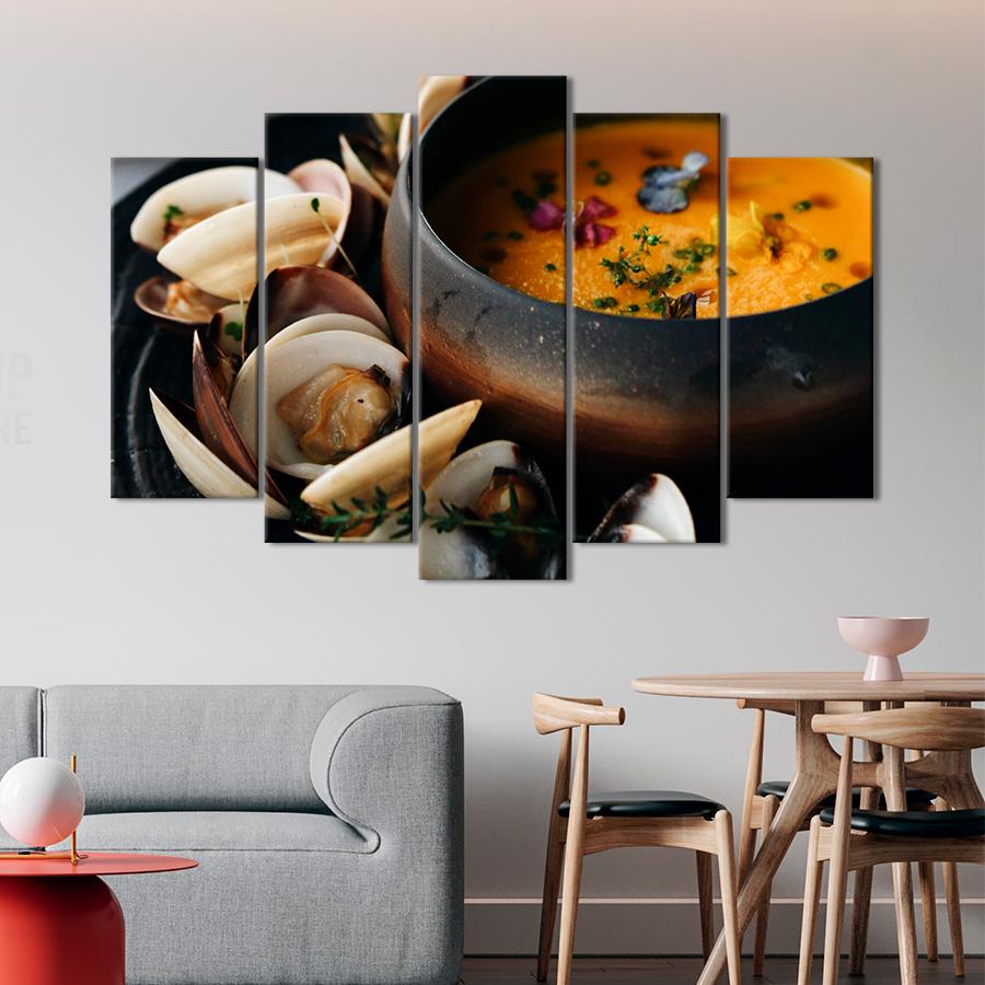 Настенний декор Французский суп Буйабес 187x119 см (A537-5)