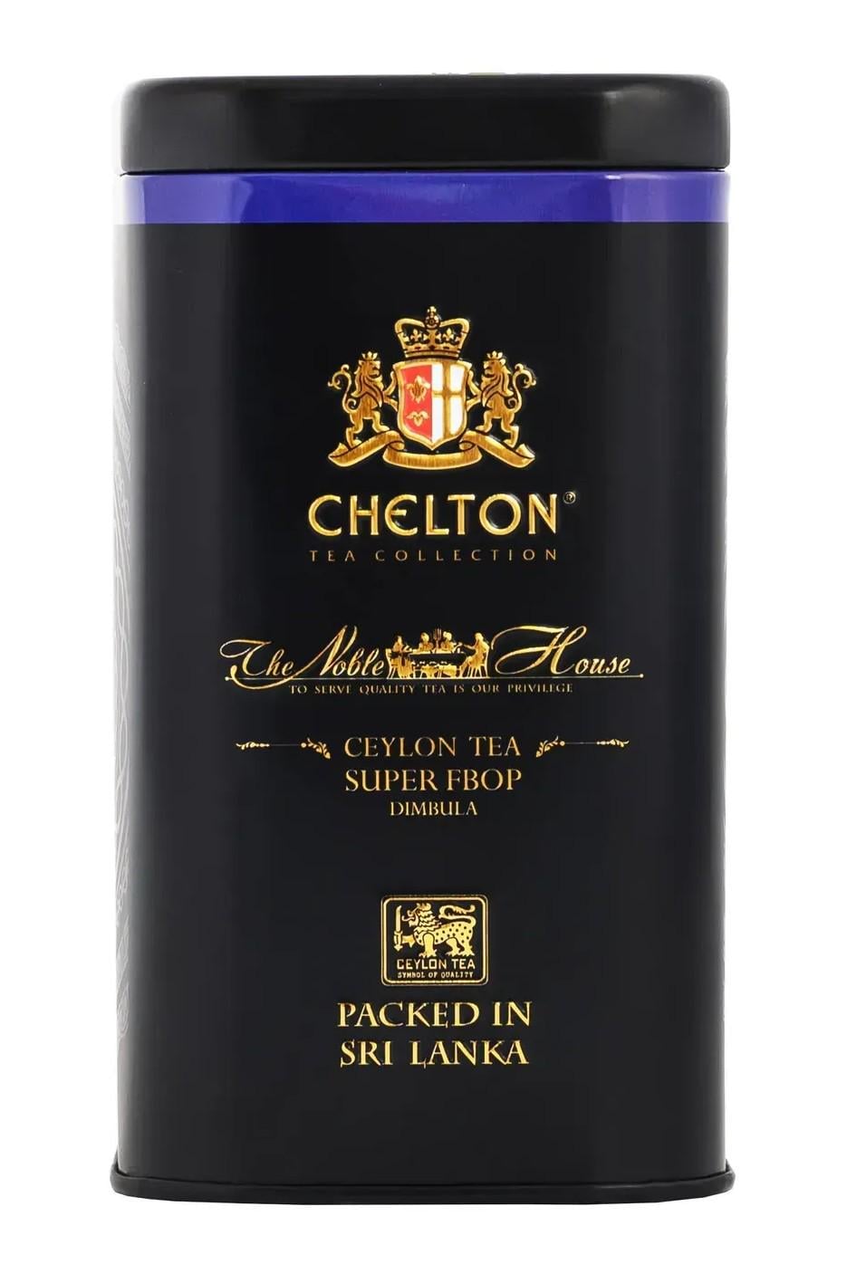 Чай черный Chelton Благородный Дом Super Fbop в металлической банке 100 г (59306)