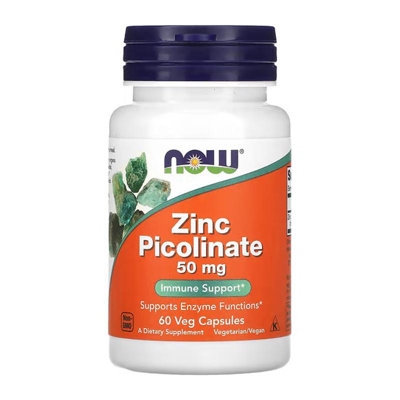 Цинк NOW Zinc Picolinate 50 мг 60 капс. (05996-01) Цинк NOW Zinc Picolinate 50 мг 60 капс. (05996-01)