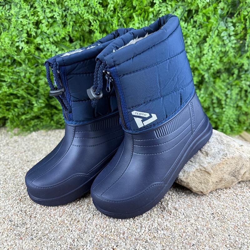 Чоботи жіночі пінові утеплені на блискавці Е-003091- р. 38 24,5 см Синій (114816345) - фото 2 Чоботи жіночі пінові утеплені на блискавці Е-003091- р. 38 24,5 см Синій (114816345) - фото 2