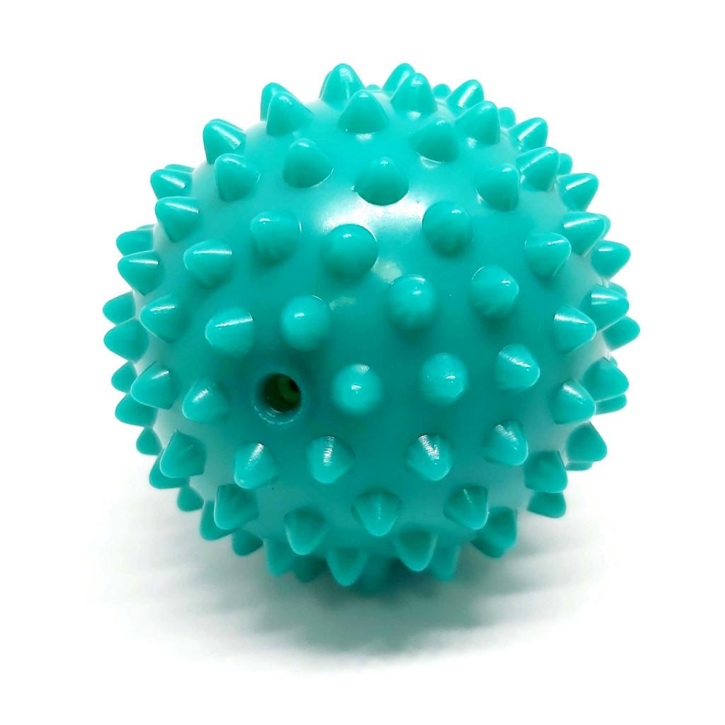 Масажний м'яч для стоп та тіла шипований Spiky Ball 6 см Бірюзовий