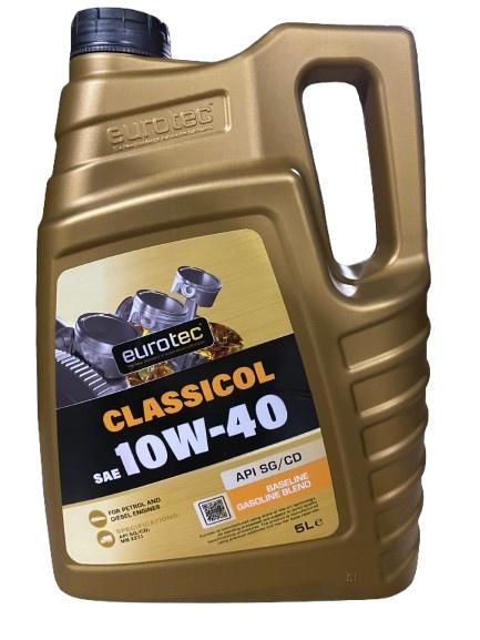 Мастило напівсинтетичне 10W-40 EUROTEC Classicol SG/CD 5 л (52408520)
