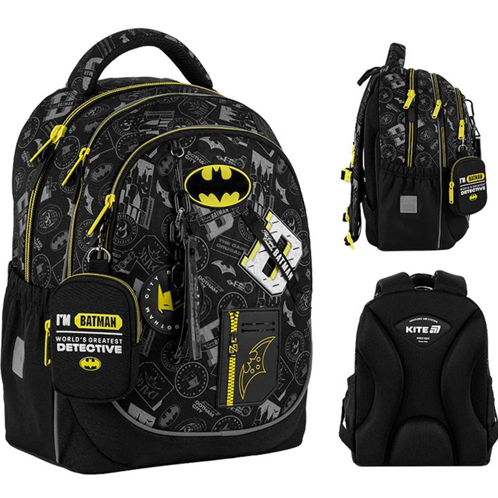 Шкільний набір KITE DC Batman рюкзак/пенал/сумка для взуття (SET_DC25-700M) - фото 21