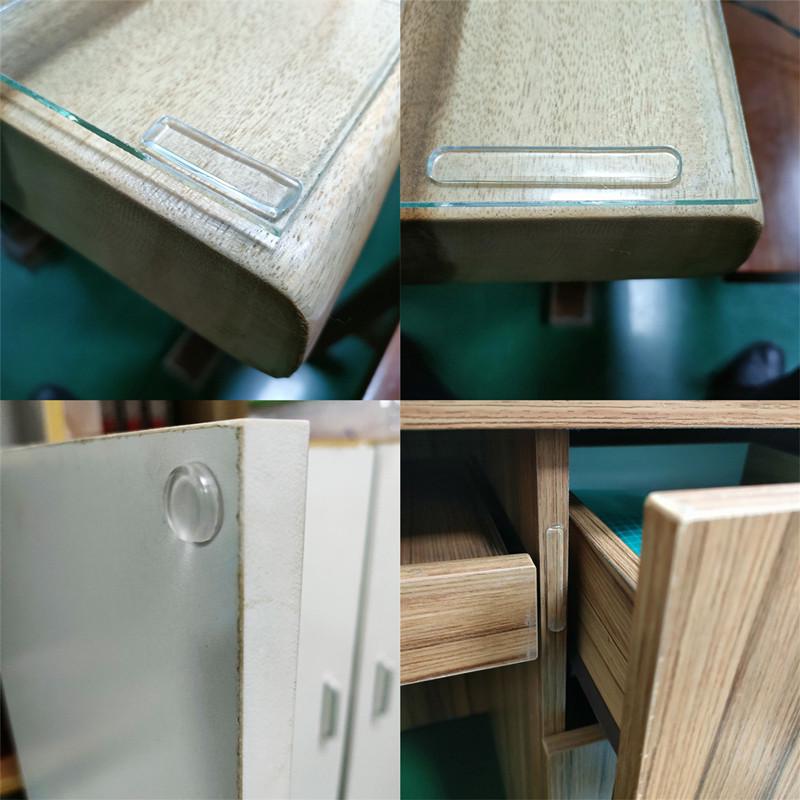 Накладка силиконовая для защиты дверей и мебели 10 шт. 35х10 мм (29403) - фото 10