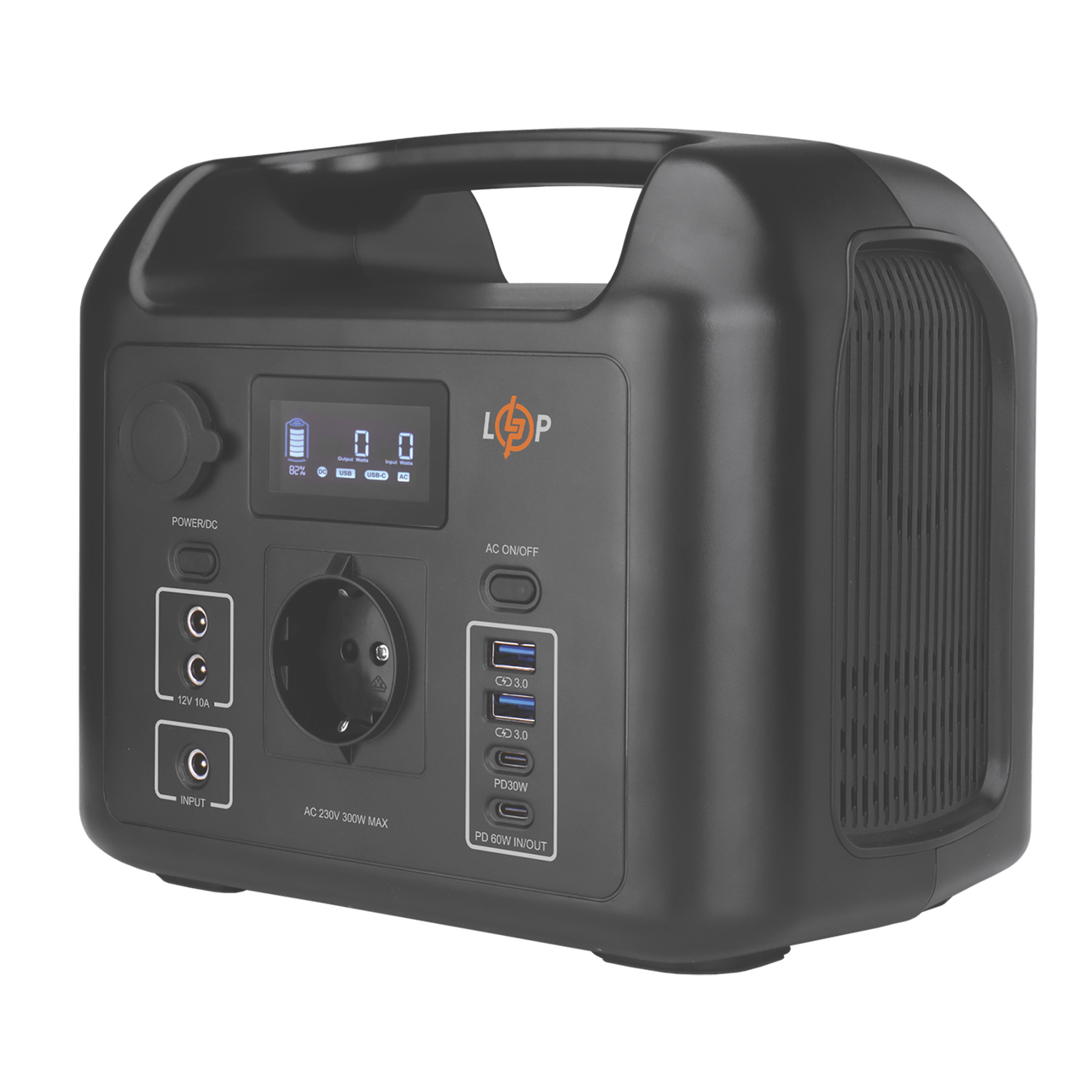 Зарядная станция портативная LP CHARGER 300 300W 320Wh многофункциональная - фото 2 Зарядная станция портативная LP CHARGER 300 300W 320Wh многофункциональная - фото 2