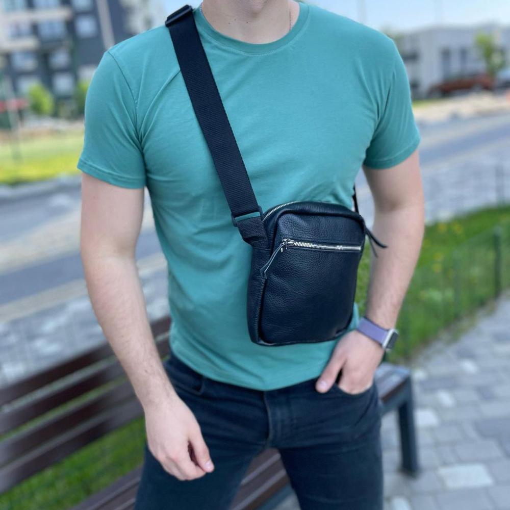 Сумка из натуральной кожи Черный (119530) - фото 22 Сумка из натуральной кожи Черный (119530) - фото 22