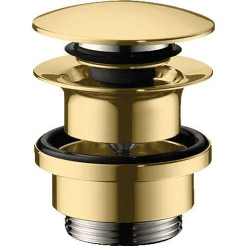 Клапан донный Hansgrohe Click-Clack для раковины 1 1/4" Золотой глянцевый (LM-50100990)