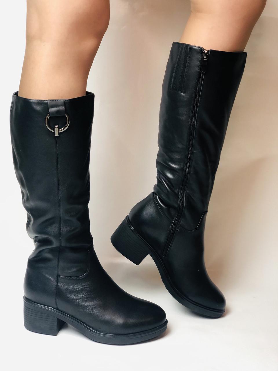 Сапоги женские зимние Molka р. 39 25,0 см Черный (2453)