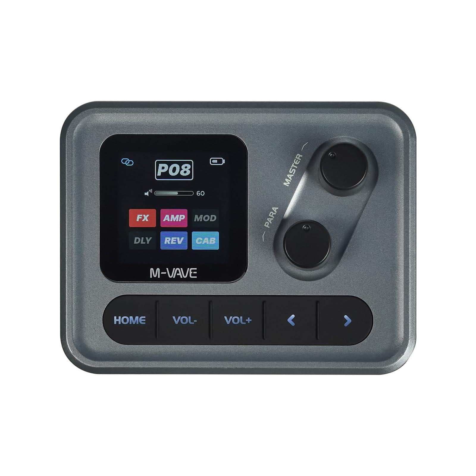 Процессор эффектов для гитары M-VAVE Pocket AMP Серый (138005)