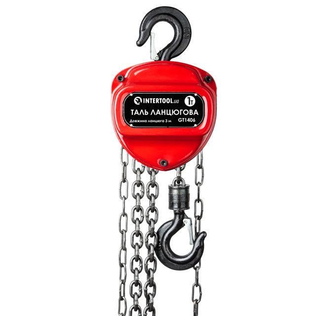 Таль цепная INTERTOOL GT1408 3 т 3 м Таль цепная INTERTOOL GT1408 3 т 3 м