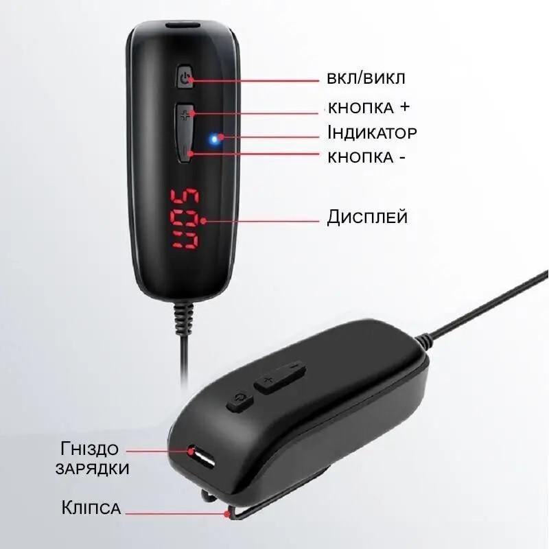Мікрофон для смартфона бездротовий петличний Savetek P7-UHF до 50 м (100672) - фото 4 Мікрофон для смартфона бездротовий петличний Savetek P7-UHF до 50 м (100672) - фото 4